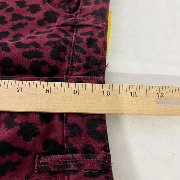 Social Standard Sanctuary Women's Size 8 Red Leopard Ankle Skinny Jeans NEW - Picture 10 of 11
